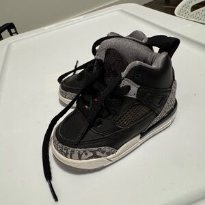 Nike Air Jordan Spizike TD Shoes Black Toddler 4c